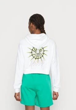 Adidas Originals Cropped Hoodie - Sweatshirt - White