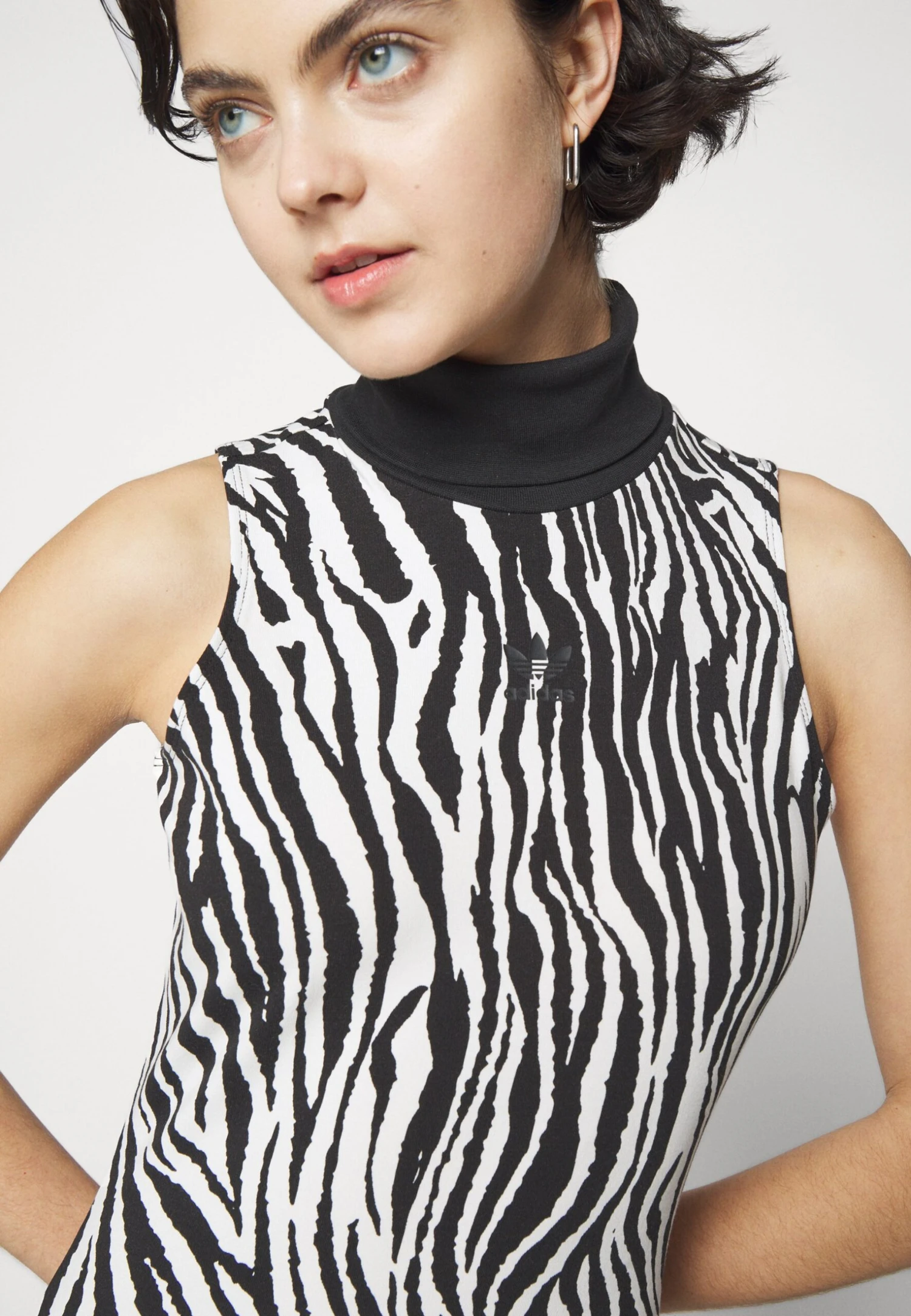 Adidas Originals Dress - Robe Fourreau - Cloud White/Black 7 Adidas Originals Dress - Robe Fourreau - Cloud White/Black – Image 7