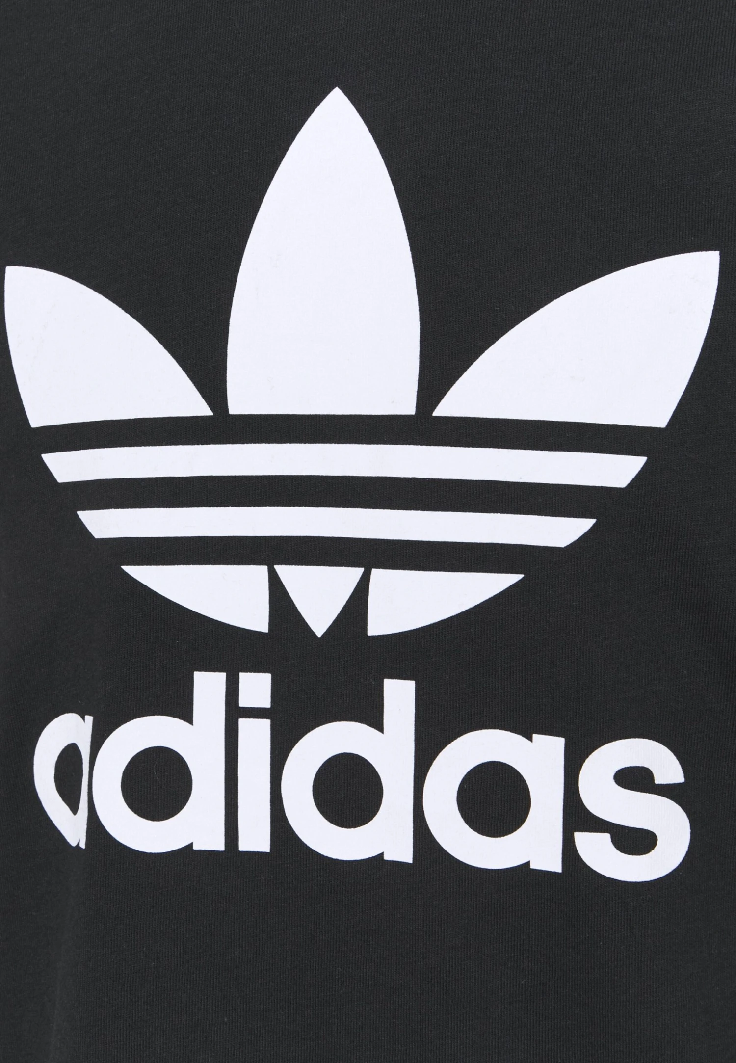 Adidas Originals Trefoil Unisex - T-Shirt Imprimé - Black/White 3 Adidas Originals Trefoil Unisex - T-Shirt Imprimé - Black/White – Image 3