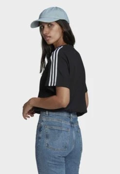 Adidas Originals Loose Fit Tee - T-Shirt Imprimé - Black -ASOS 5e70adab56e741a9b1cf0727afb452eb