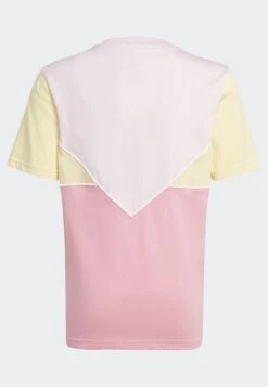 Adidas Originals Tee Junior Unisex - T-Shirt Imprimé - Easy Pink/Almost Yellow/Bliss Pink -ASOS 5e73f512dd5f4bc4bf949d2341406ba6