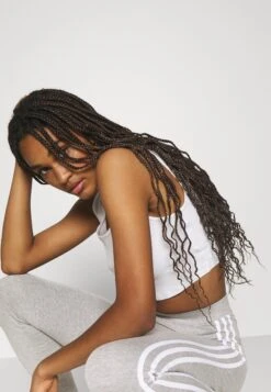 Adidas Originals Stripes Compression - Legging - Medium Grey Heather -ASOS 5fc58a55df0149dba7e8fbc73befb589