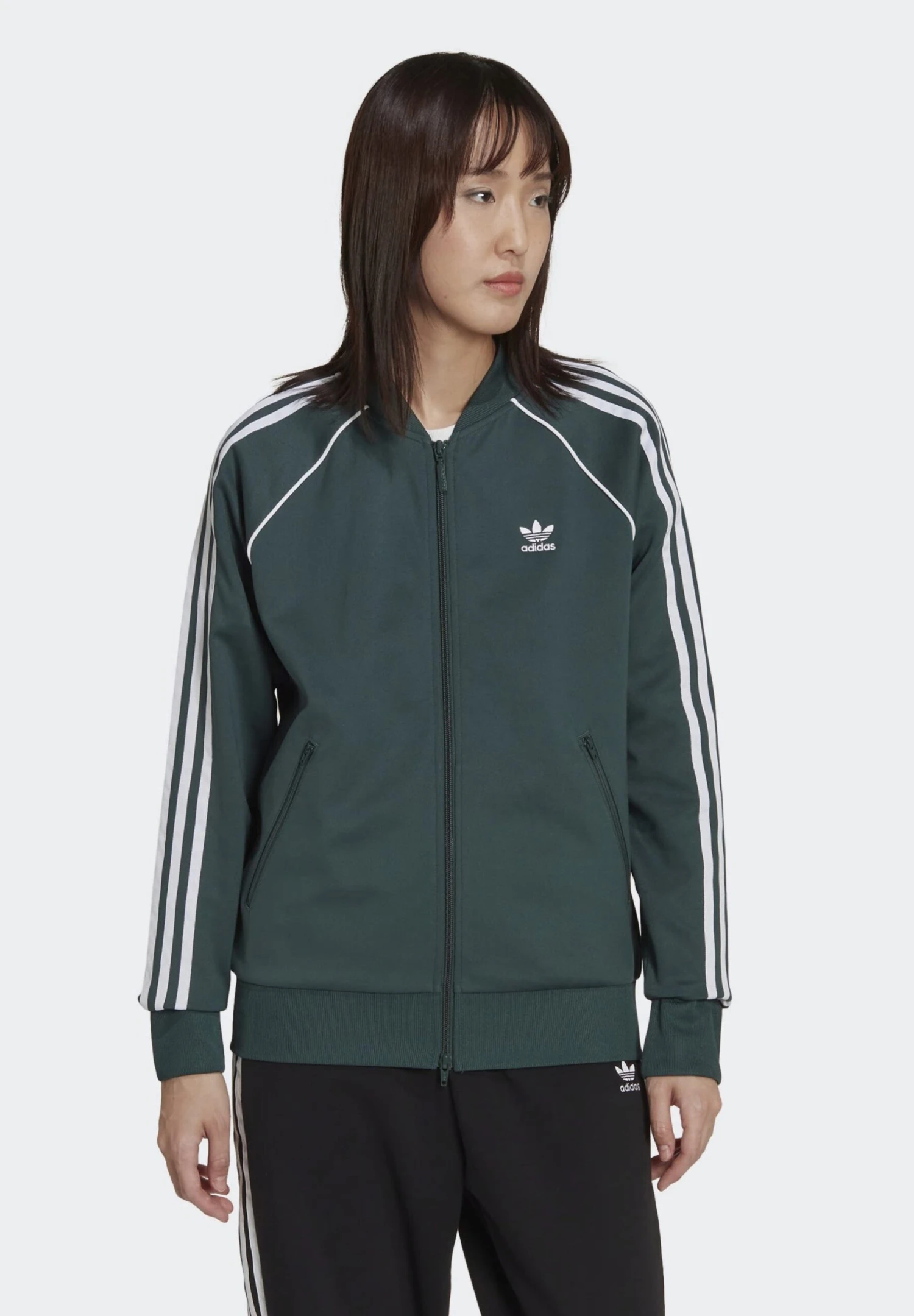 Adidas Originals Superstar Tracktop - Blouson Bomber - Mineral Green 1 Adidas Originals Superstar Tracktop - Blouson Bomber - Mineral Green