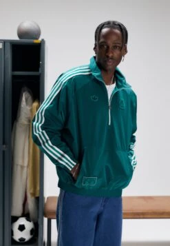 Adidas Originals LIVERPOOL FC ICON HALF ZIP JACKET - Article De Supporter D'équipe De Club - Sea Green