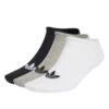 Adidas Originals Trefoil Liner 6 - Chaussettes - White/Medium Grey Heather/Black