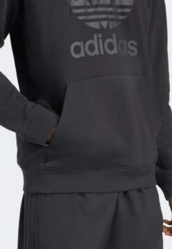 Adidas Originals TREFOIL - Sweat à Capuche - Black Black -ASOS 6259da0d2db043d1aebe487d2a5d2ff2