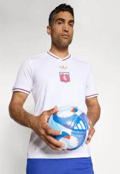 Adidas Originals OLYMPIQUE LYONNAIS 75 YEARS ANNIVERSARY JERSEY - Article De Supporter D'équipe De Club - White -ASOS 629a670c0b164cc784c952daf62c6dc2