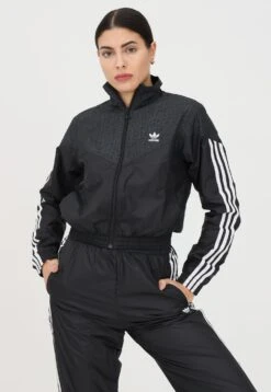 Adidas Originals Sweat Zippé - Black Carbon -ASOS 62eb8e6663ca425b8efecaae6542a7c4