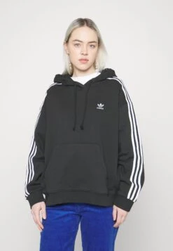 Adidas Originals Classics Oversized Hoodie - Sweatshirt - Black -ASOS 630ac448b15c4ee1bae05c30d5099aa2
