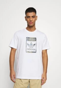 Adidas Originals Camo Infill Tee Unisex - T-Shirt Imprimé - White