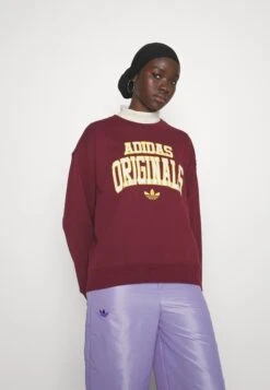 Adidas Originals Sweatshirt - Shadow Red -ASOS 65f5646629864ff6a0356e361f5d2337