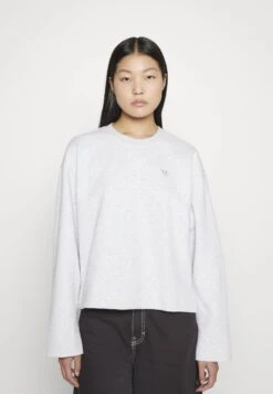 Adidas Originals Sweatshirt - Light Grey Heather -ASOS 6653bda59709440e84725152051c7e9f