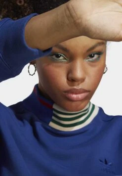 Adidas Originals Originals Collar - Sweatshirt - Victory Blue -ASOS 66bf51c8c43a4fad8f08e5018f87e745