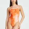 Adidas Originals Hills Hiker Allover Print - Maillot De Bain - Orange Collegiate Orange