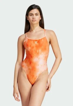 Adidas Originals Hills Hiker Allover Print - Maillot De Bain - Orange Collegiate Orange