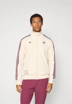 Adidas Originals AJAX ICON TRACK TOP - Article De Supporter D'équipe De Club - Halo Ivory