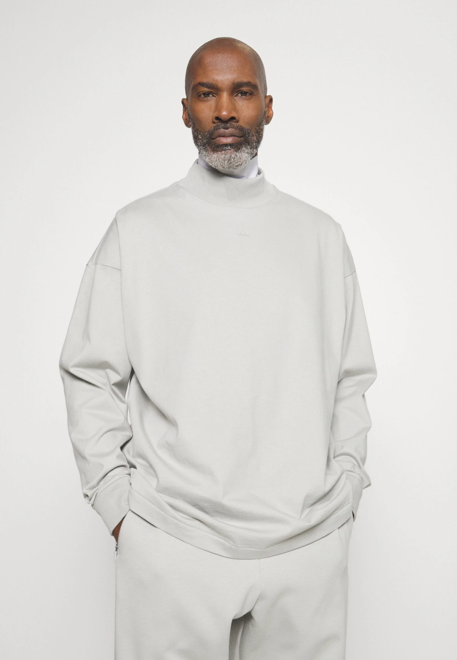 Adidas Originals One Bb L/S Tee - T-Shirt À Manches Longues - Metal Grey 6 Adidas Originals One Bb L/S Tee - T-Shirt À Manches Longues - Metal Grey – Image 6