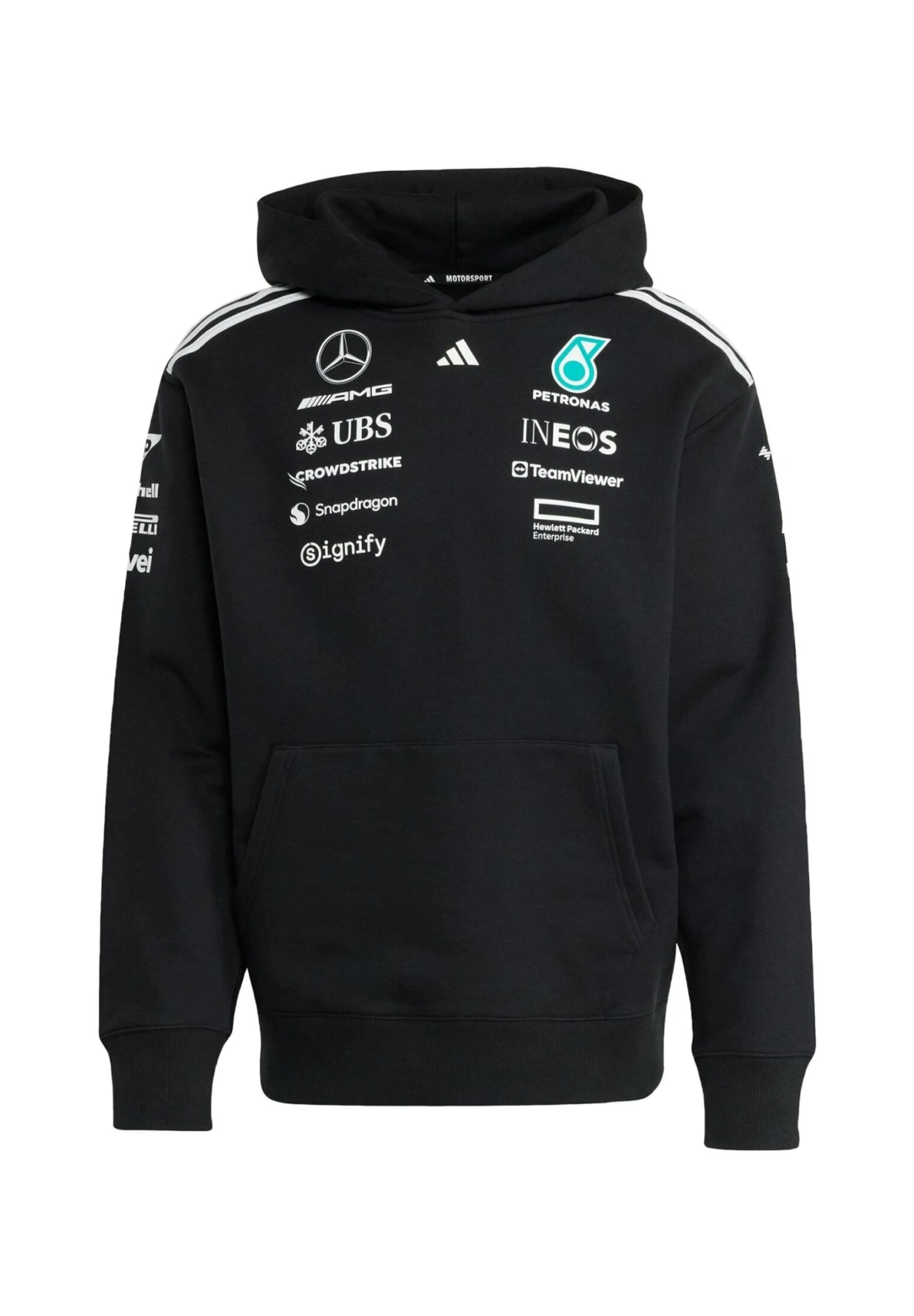 Adidas Originals MERCEDES - AMG PETRONAS FORMULA ONE TEAM MEN - Sweatshirt - Black White 8 Adidas Originals MERCEDES - AMG PETRONAS FORMULA ONE TEAM MEN - Sweatshirt - Black White – Image 8