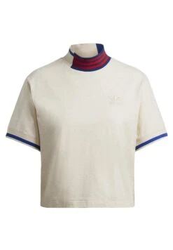 Adidas Originals Collar Crop Tee - T-Shirt Imprimé - White Mel -ASOS 6a007d8e1b0046caaa54fffe734eaadd