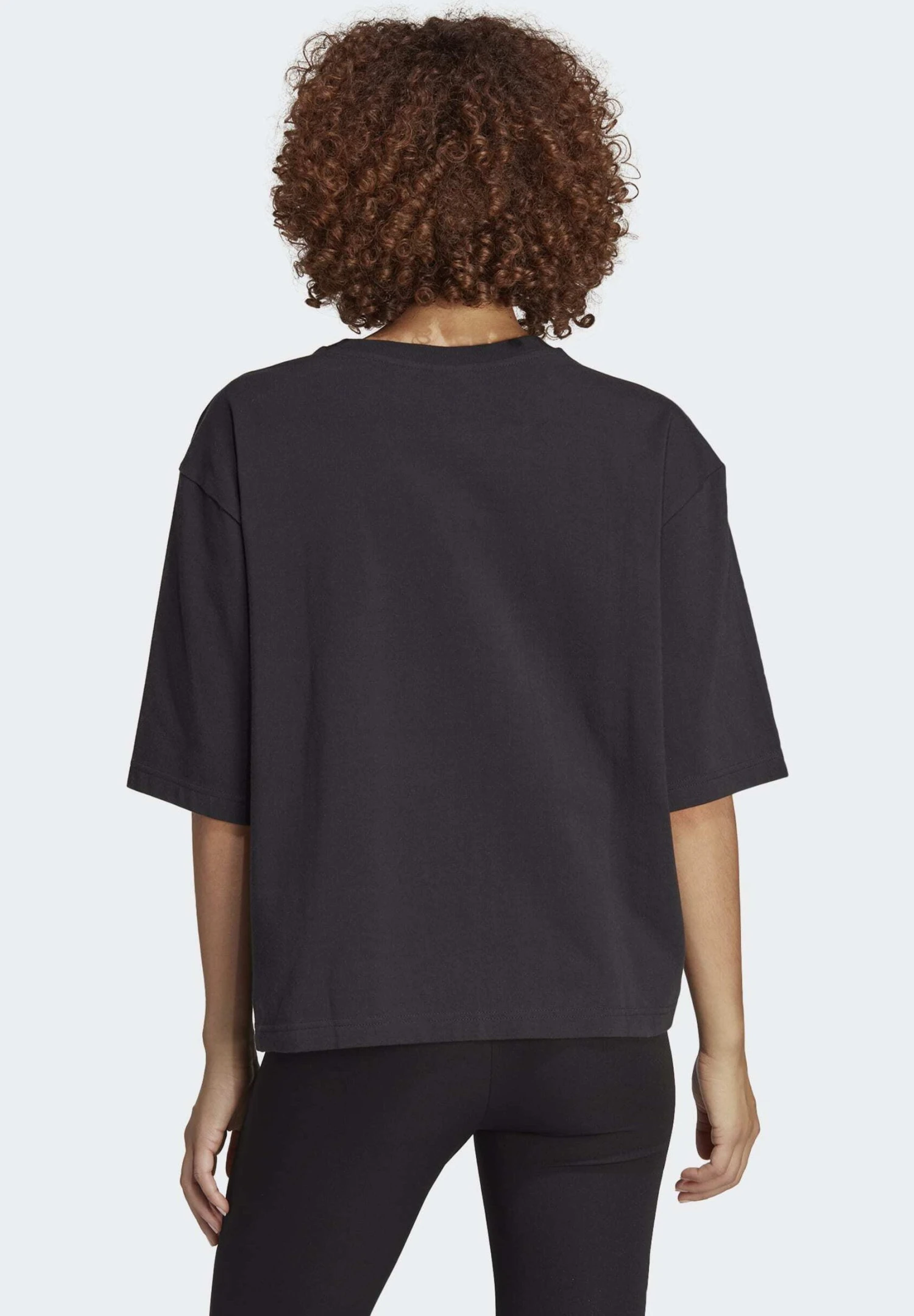 Adidas Originals Houndstooth Trefoil Infill - T-Shirt Imprimé - Black 2 Adidas Originals Houndstooth Trefoil Infill - T-Shirt Imprimé - Black – Image 2