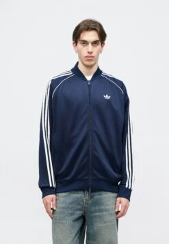 Adidas Originals LOOSE - Blouson Bomber - Night Indigo White -ASOS 6b1b08d9c2cd4d87984ff960ca2c0bd4