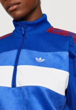 Adidas Originals Half Zip - Sweatshirt - Team Royal Blue/Team Royal Blue -ASOS 6c0eee01dfc745dd9bd3e5d0425cfd4c