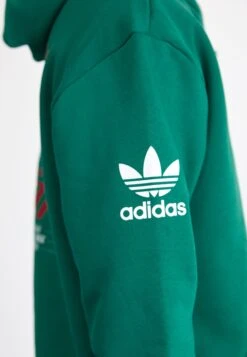 Adidas Originals GRAPHIC - Sweat à Capuche - Collegiate Green -ASOS 6c1cd944d4a94fd5aca6e574971ed953