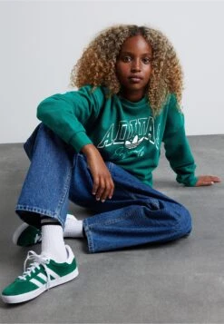 Adidas Originals Crew Junior Unisex - Sweatshirt - Collegiate Green