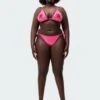 Adidas Originals Ivy Park Sequin Triangle - Haut De Bikini - Shock Pink