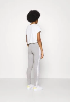 Adidas Originals Three Stripes Tight - Legging - Medium Grey Heather -ASOS 6f6a97ad22d34a6a87fa727041ef29f3