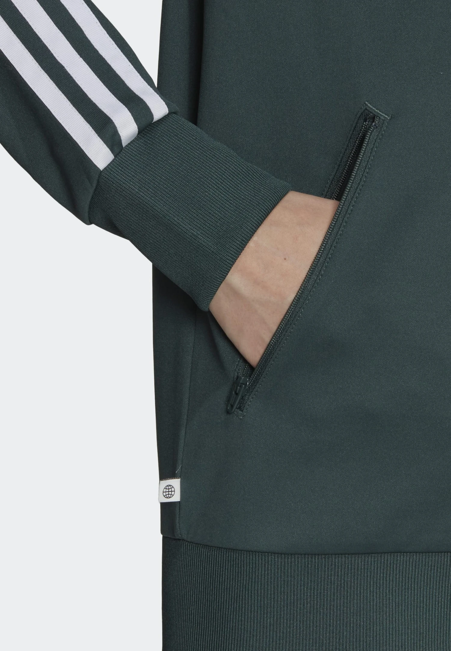 Adidas Originals Superstar Tracktop - Blouson Bomber - Mineral Green 4 Adidas Originals Superstar Tracktop - Blouson Bomber - Mineral Green – Image 4