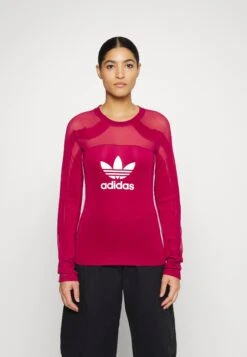 Adidas Originals T-Shirt À Manches Longues - Legacy Burgundy -ASOS 72e2c51ee6d540c9b14491c8b5dc140b