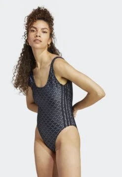 Adidas Originals Monogram 3 Stripes - Maillot De Bain - Black