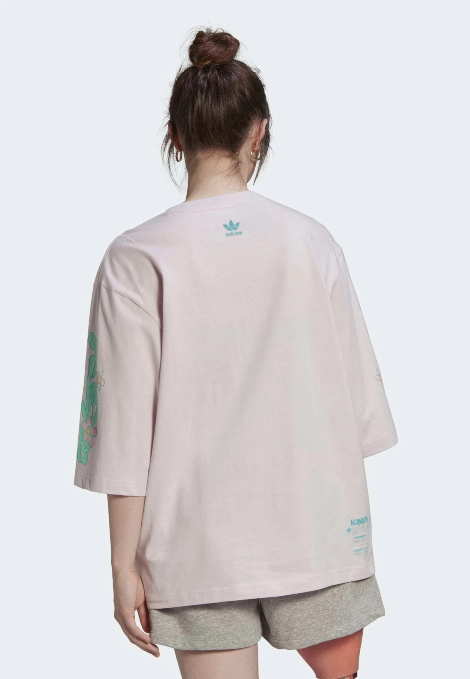 Adidas Originals Always Oversized - T-Shirt Imprimé - Almost Pink 2 Adidas Originals Always Oversized - T-Shirt Imprimé - Almost Pink – Image 2