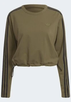 Adidas Originals Long Sleeve - T-Shirt À Manches Longues - Green -ASOS 75e441a7ebd74fd681f5adfa87d97713