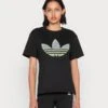 Adidas Originals Trefoil Tee - T-Shirt Imprimé - Black