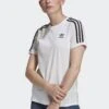 Adidas Originals 3 Stripes - T-Shirt Imprimé - White