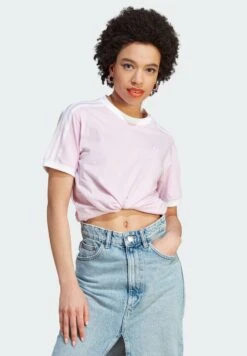 Adidas Originals Color Classics 3-Stripes - T-Shirt Imprimé - Orchid Fusion