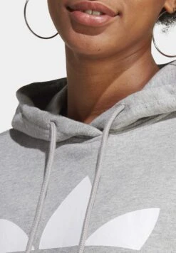 Adidas Originals Trefoil - Sweat À Capuche - Medium Grey Heather -ASOS 78d9fddefc47445b9be54a82325403ef