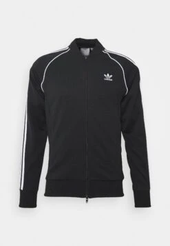 Adidas Originals Sweat Zippé - Black/White -ASOS 7c34a4e87ea24965838e6760e3bc8f34