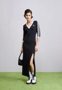 Adidas Originals Dress - Robe En Jersey - Black