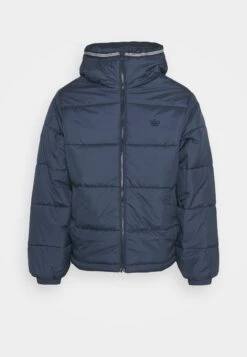 Adidas Originals Hooded Puff - Veste D'Hiver - Dark Blue -ASOS 7cb8faaed2414c9c96220e67d039c706