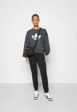 Adidas Originals Crew - Sweatshirt - Carbon -ASOS 7dd044b16e044a63acef817c042ca2f5