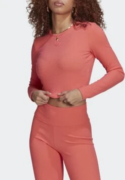 Adidas Originals T-Shirt À Manches Longues - Red -ASOS 7dd2080df8274a4092a5e94b27bee646