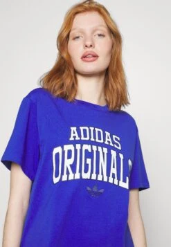 Adidas Originals T-Shirt Imprimé - Semi Lucid Blue -ASOS 7eb9f4305a9047ff95e516ad757ee144