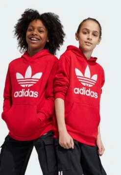 Adidas Originals Trefoil Junior Unisex - Sweat À Capuche - Better Scarlet -ASOS 808caf2808744274abf1b1bb4fb19d02