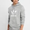 Adidas Originals Trefoil Hoodie Unisex - Sweat À Capuche - Mottled Grey Heather