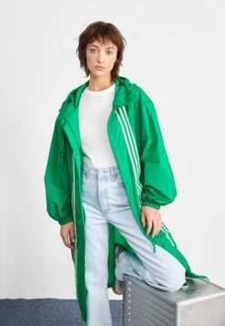 Adidas Originals Adicolor 70S Shiny - Parka - Green