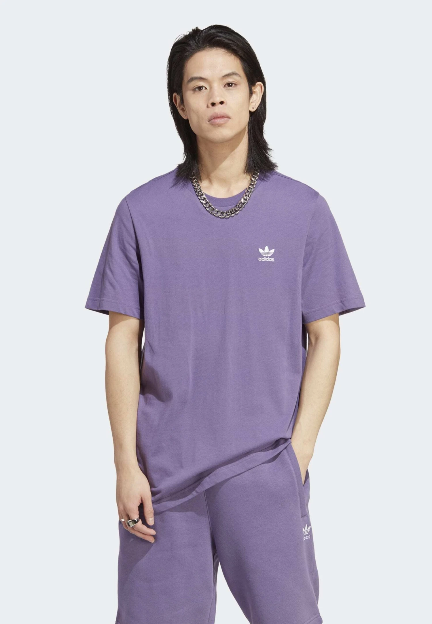 Adidas Originals Essential - T-Shirt Basique - Tech Purple 1 Adidas Originals Essential - T-Shirt Basique - Tech Purple
