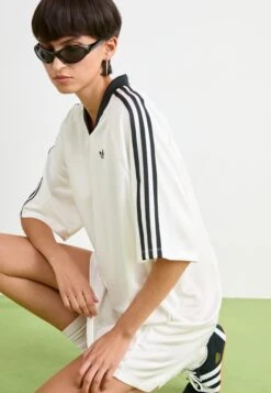 Adidas Originals DRESS - Robe En Jersey - White/black -ASOS 822cb167e12d4a78928a42d1acfaeaa7